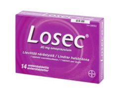 LOSEC enterotabletti 20 mg 14 fol