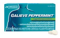 GALIEVE PEPPERMINT 250/133,5/80 mg purutabl 24 fol